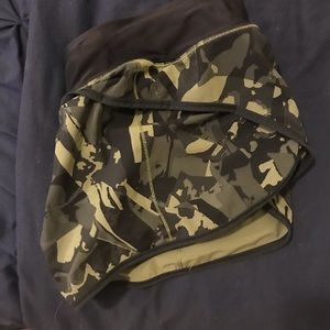 Camo lululemon shorts